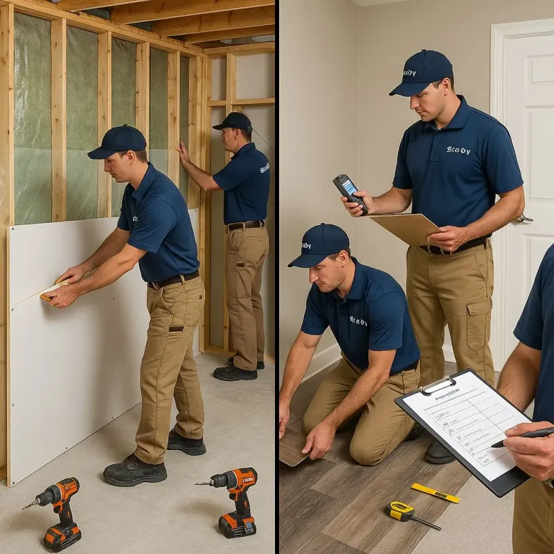 Repairs and Reconstruction process in Van Zandt County, TX