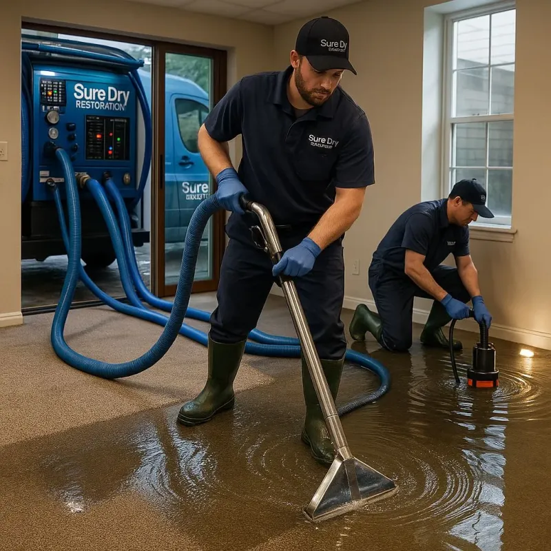 Water Extraction and Removal process in Van Zandt County, TX